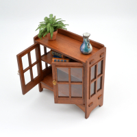 Vitrinekast MissionStyle (lage versie)